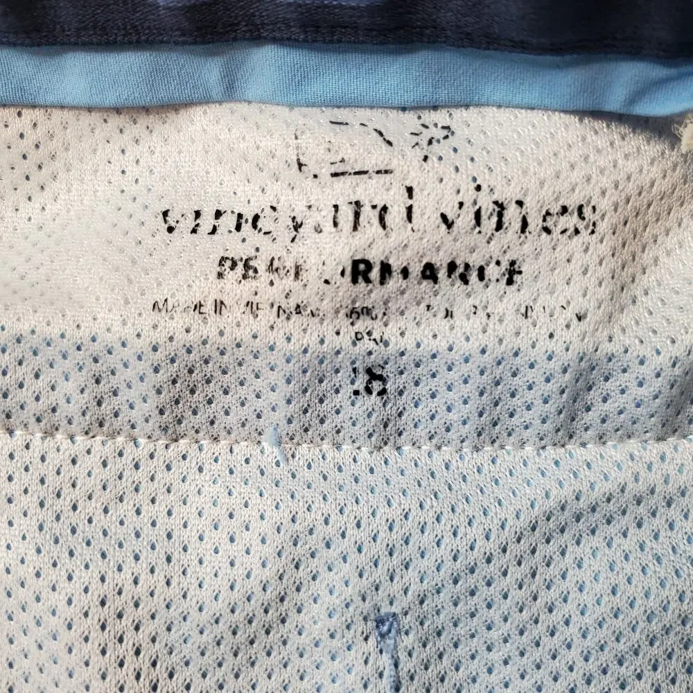 Vineyard Vines Men's Size 28 On The Go Performance Golf Shorts Blue 1H001141